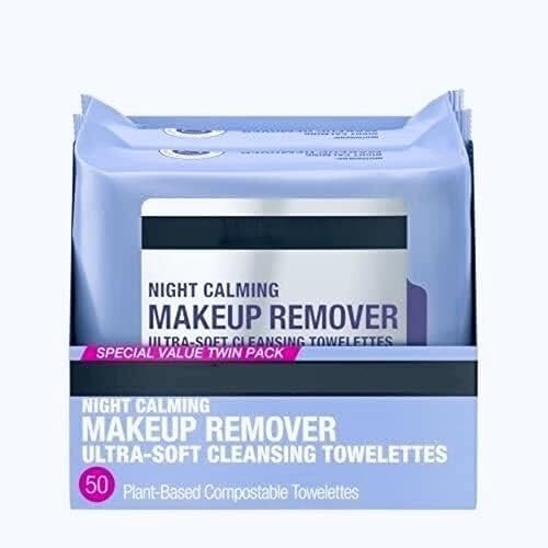5-Pack Makeup Remover Towelettes - Gentle Cleansing