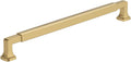 Champagne Bronze Cabinet Pull 10-1/16 in Center-to-Center - Stately