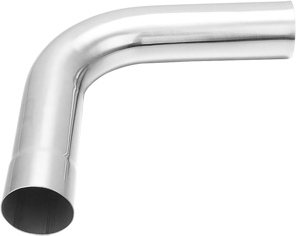 A-KARCK Exhaust 90 Degree Tube 3.5in OD for Custom Exhaust Systems