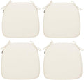 Magpie Fabrics 17x16x2 in U-Shape Chair Cushions 4 Pack - Reversible