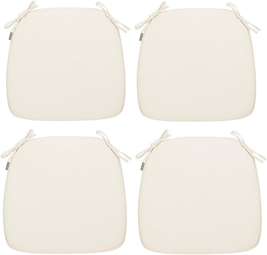U-Shape Chair Cushions for Indoor and Outdoor Use - 4 Count