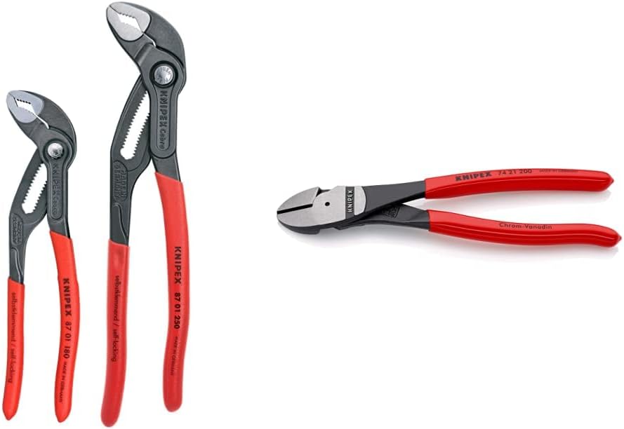 KNIPEX Cobra Pliers Set and High Leverage Diagonal Cutters