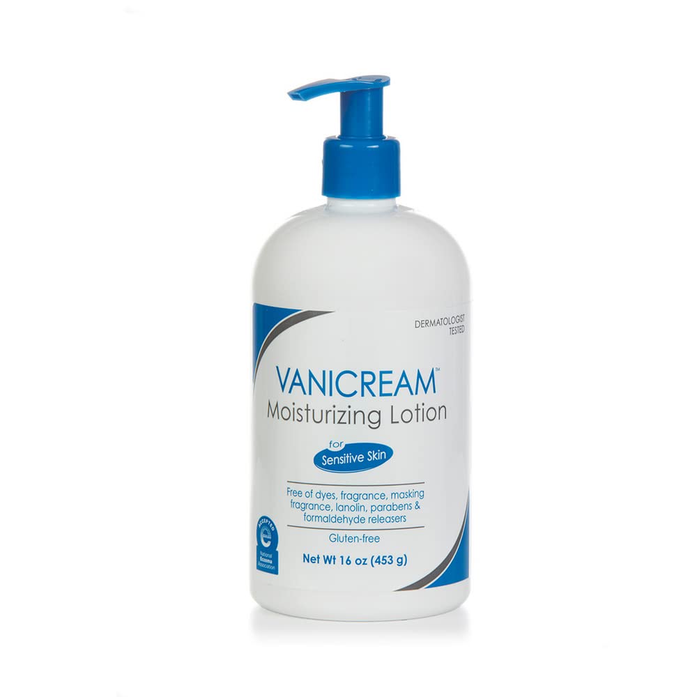 Vanicream Moisturizing Lotion with Pump Dispenser for Sensitive Skin