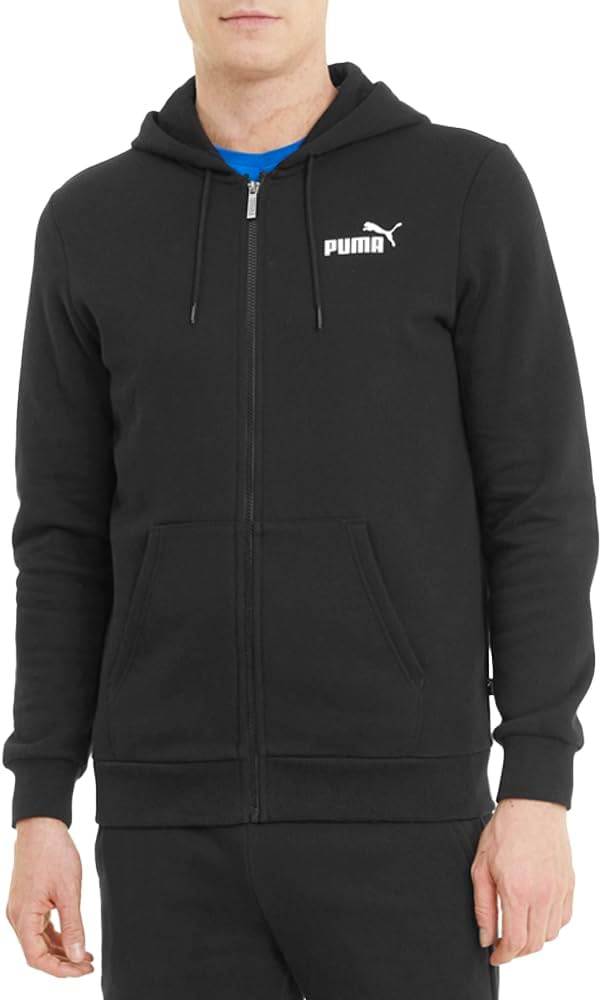 PUMA XL Black Hoodie: Comfortable Athletic Essential