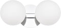Bathroom Vanity Light Fixtures 2 Lights Globe Wall Sconce - Modern