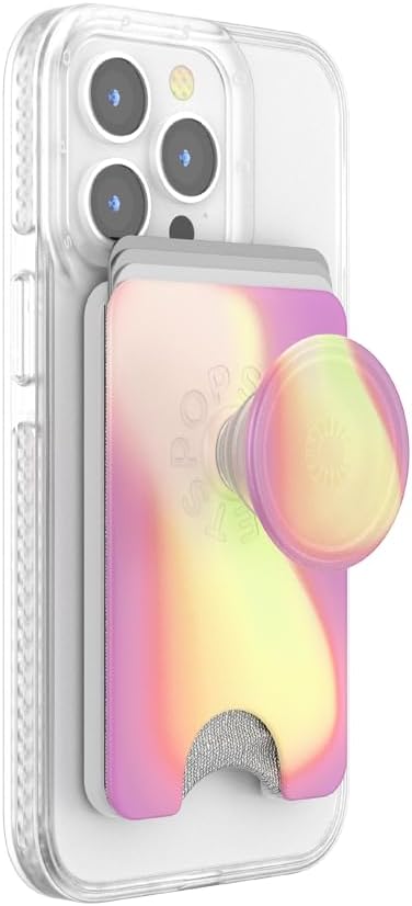 PopSockets Phone Wallet with Expanding Grip and Adapter Ring