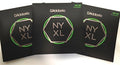D'Addario NYXL 0838 3-Pack Electric Guitar Strings - Super Light 08-38