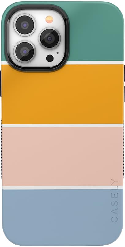 Casely iPhone 13 Pro Max Case with MagSafe - Colorblock Stripes