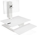 Uplift Desk E7 Electric Standing Desk Converter - Single Monitor Setup