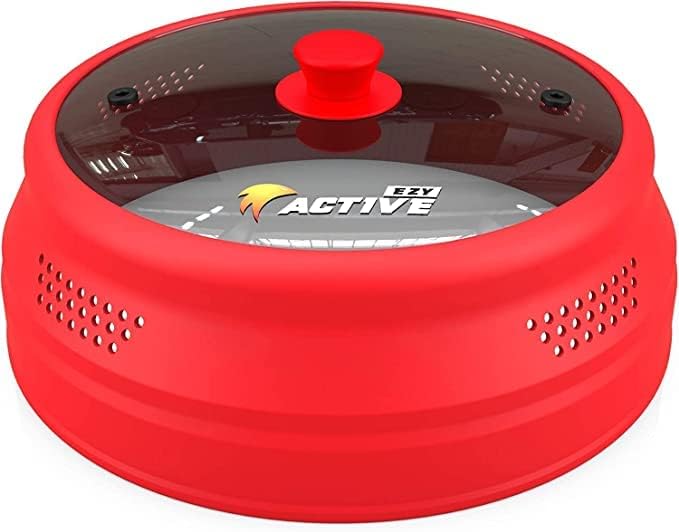 Durable Red Silicone Microwave Cover