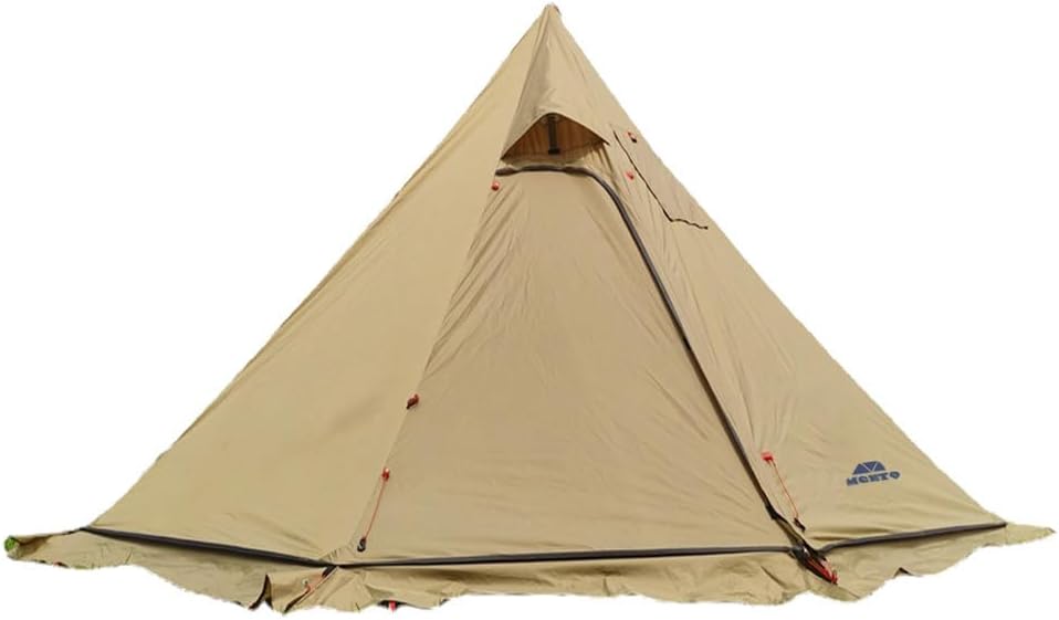Vilemoon Tipi Hot Tent - Fire Retardant, Snow Skirt, Lightweight - Perfect for Family Camping!