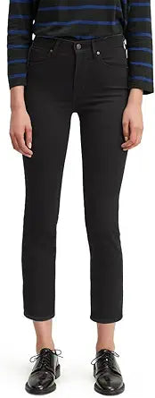 Levi's Women's 724 High Rise Straight Crop Jeans for Comfort