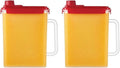 LocknLock Aqua Fridge Door Water Jug 1 Gallon Pack of 2 - Leakproof