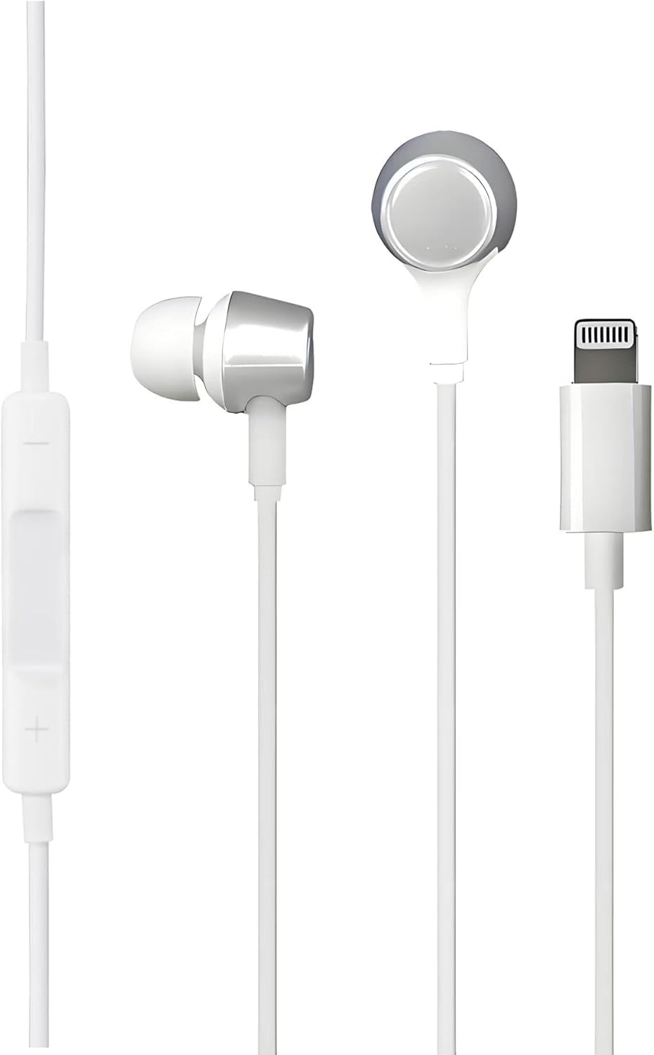 Wired Earbuds with Mic & Volume Control - iPhone Compatible