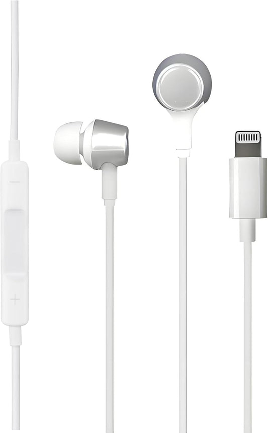 Wired Earbuds with Mic & Volume Control - iPhone Compatible