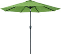 Tempera Striped Patio Umbrella 9 ft - Fade Resistant Market Canopy