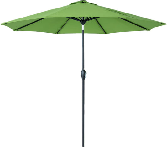 Tempera Striped Patio Umbrellas with Crank & Push Button Tilt