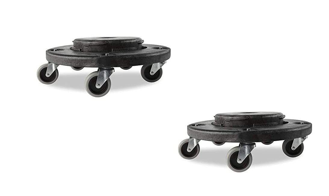 Rubbermaid Brute Twist on/Off Round Dolly for Easy Mobility