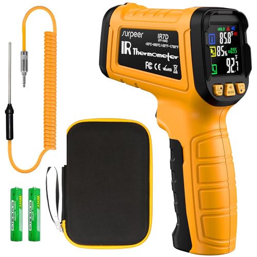 50:1 Infrared Thermometer for Accurate High Temp Readings
