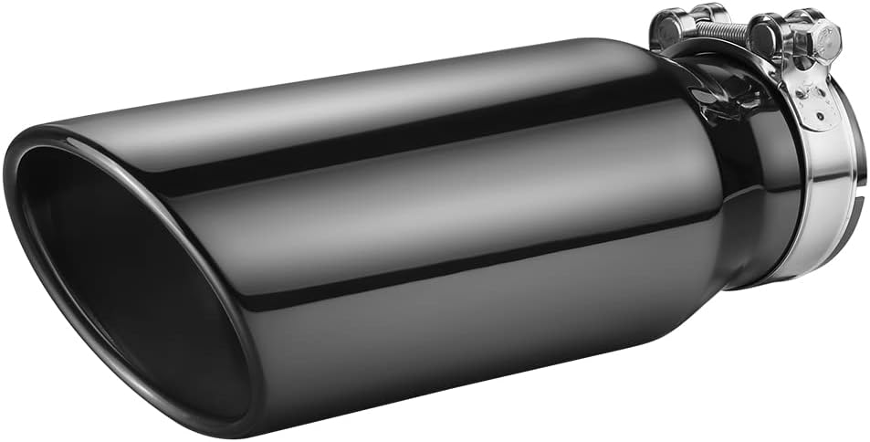 A-KARCK Exhaust Tips Black Chrome 3 Inlet Muffler Tip Review