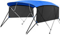 KAKIT 3 4 Bow Bimini Tops with Mesh Sidewalls for Boats
