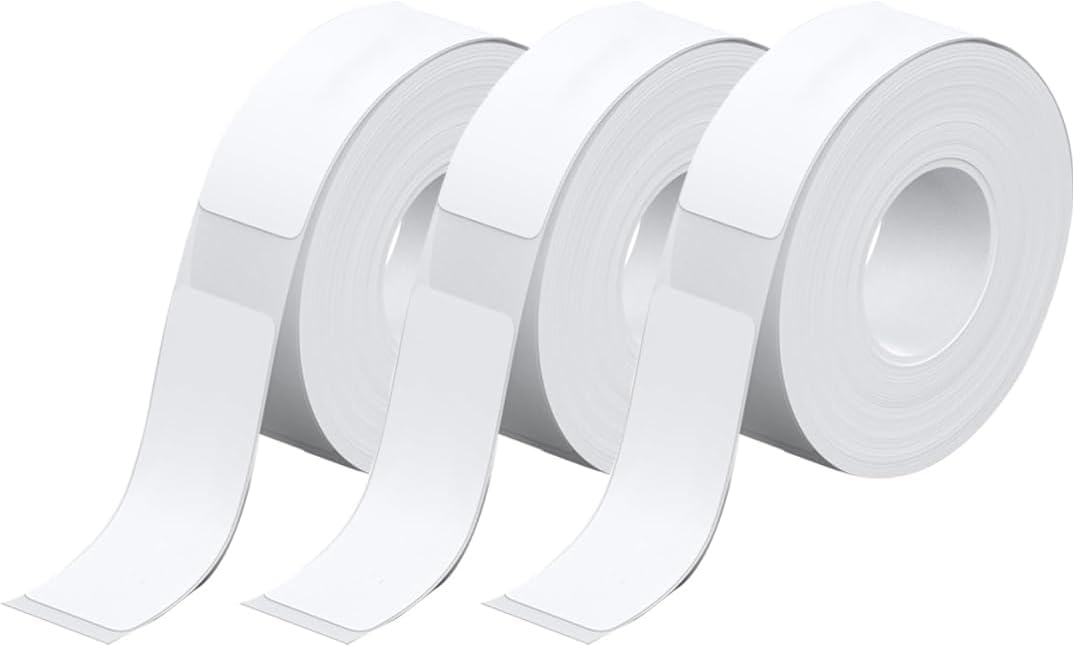 Waterproof White Label Tape - Phomemo D30 D35 Compatible
