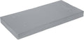 Anti-Slip Plastic Mini Split Pad, Outdoor HVAC Base, 38x18x3 Gray Condenser
