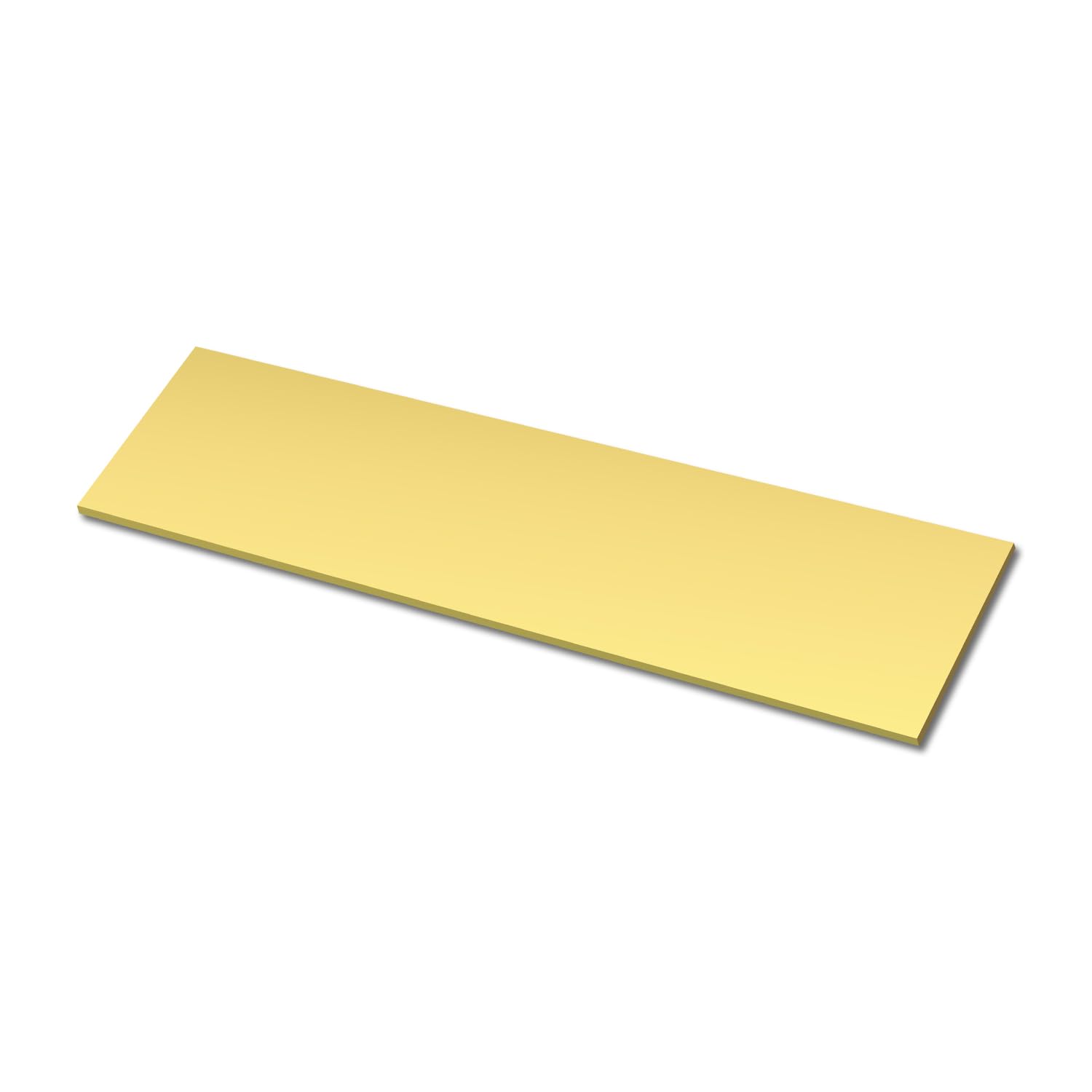 Brass Flat Bar for Crafts and Repairs - 5/16in Thick, 4in Wide