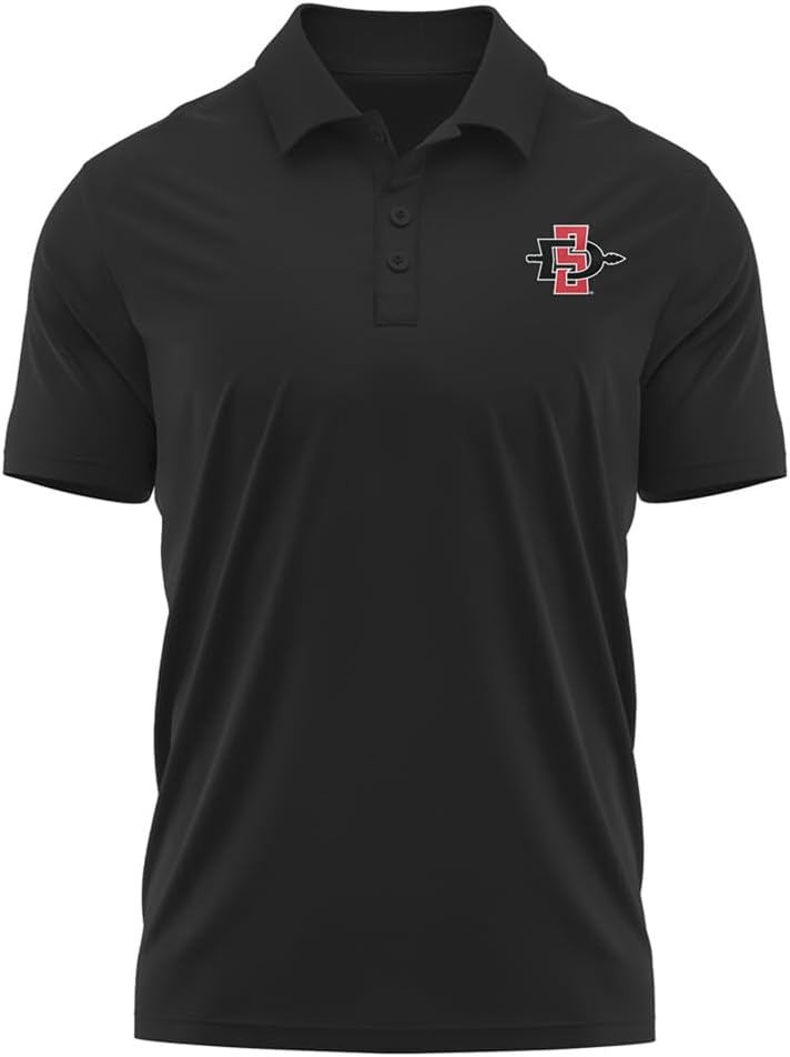 Official NCAA Collegiate Men's Sport Polo Short Sleeve Shirt