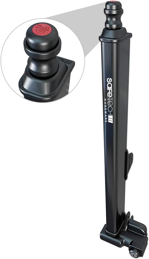 Safetech Hardware 22-inch Magnetic Top Pull Pool Gate Latch