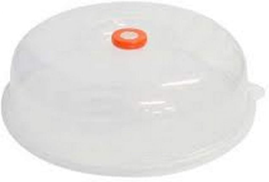 Japanese Microwave Splatter Guard: Easy Grip, Steam Vent, 9-inch