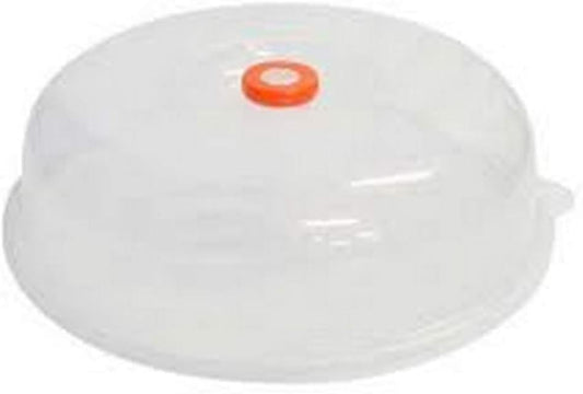 Japanese Microwave Splatter Guard: Easy Grip, Steam Vent, 9-inch