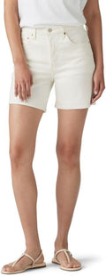 Levi's Women's 501 Mid Thigh Shorts - Classic 90s Cut-Off Look