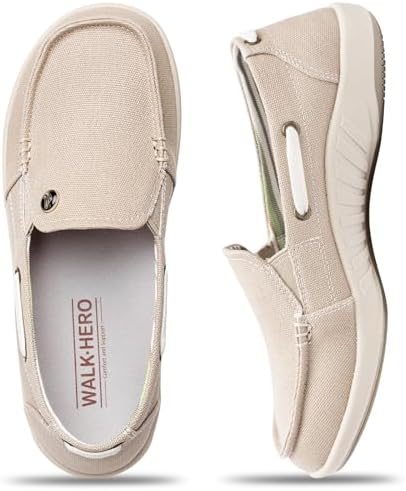 Womens Slip On Shoes with Arch Support for Daily Walking