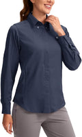 Women's Quick-Dry Fishing Shirt with Zipper Pockets for Sun Safety