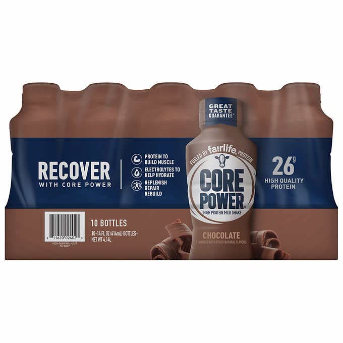 Fairlife Core Power 26g Protein Shake, Pack of 10 - Chocolate