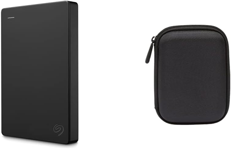 Seagate 1TB Portable HDD & Case Bundle: Easy Data Storage