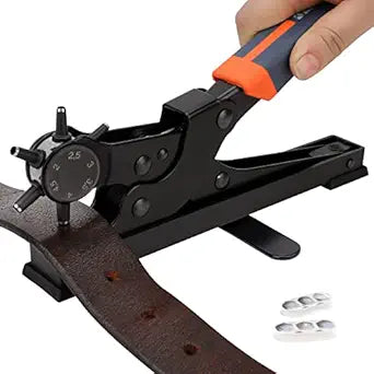 KingTool Heavy Duty Leather Hole Punch Set for Easy Use