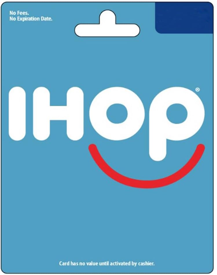 IHOP Gift Card for Delicious Meals and Great Service