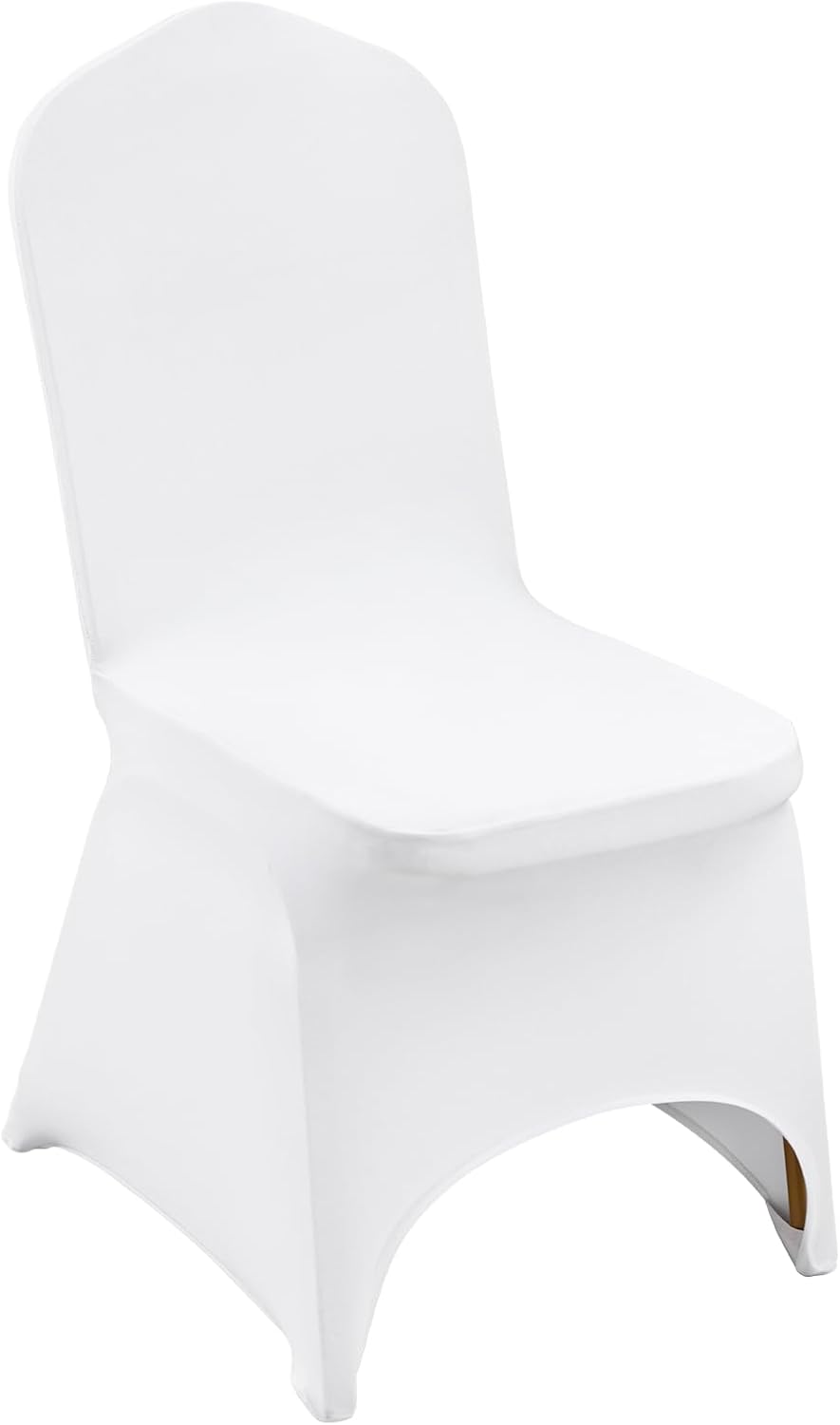 VEVOR 50 Pcs White Chair Covers for Weddings and Events