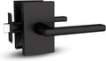 Mega Handles Glamor Passage Lever Matte Black - Easy Install