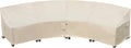 Curved Patio Sectional Sofa Cover 190in - Reinforced 600D Waterproof