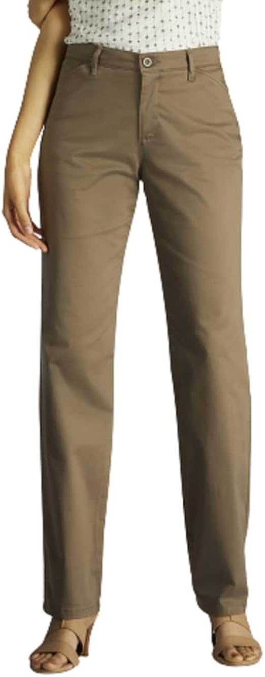Lee Women's Relaxed Fit All Day Straight Leg Pant for Comfort