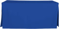 Machine Washable Polyester Solid Fitted Tablecloth 72in x 30in - Stain