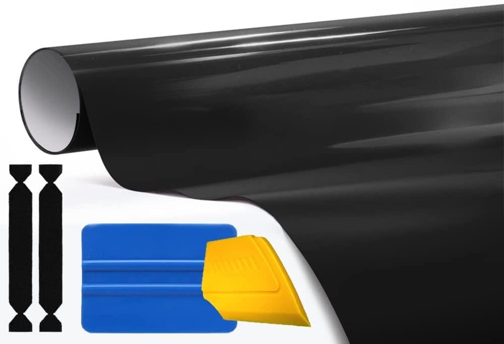 3M 1080 Gloss Black Vinyl Wrap Roll with Complete Toolkit