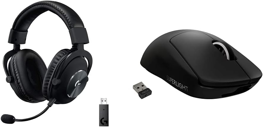 Logitech G PRO X Wireless Gaming Headset & PRO X SUPERLIGHT Mouse