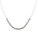 Uche Sterling Silver Beaded Necklace for Women - Dainty 925 Silver
