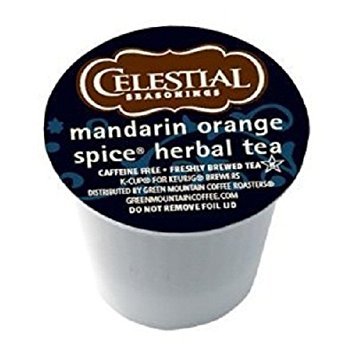 Celestial Seasonings Mandarin Orange Spice Herbal Tea K-Cups