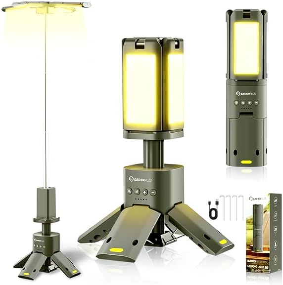 Portable Camping Light with 14000mAh Battery for Outdoor Use