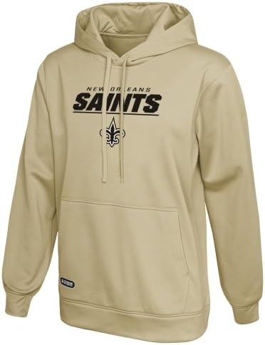 Outerstuff NFL Men's Stated Pullover Fleece Hoodie for Comfort